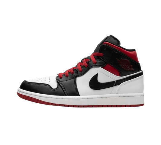 JORDAN 1 MID GYM RED BLACK TOE
