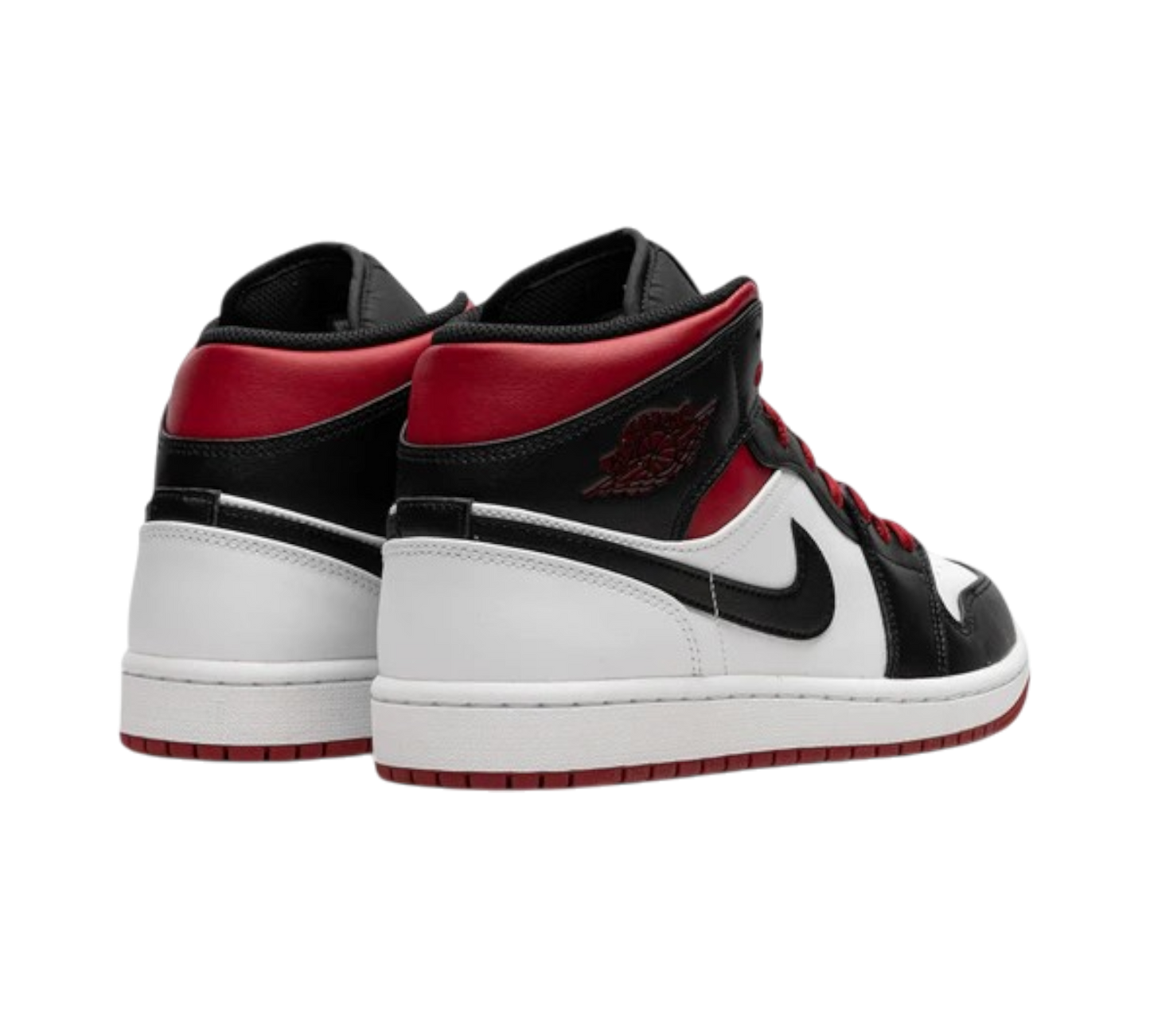 JORDAN 1 MID GYM RED BLACK TOE