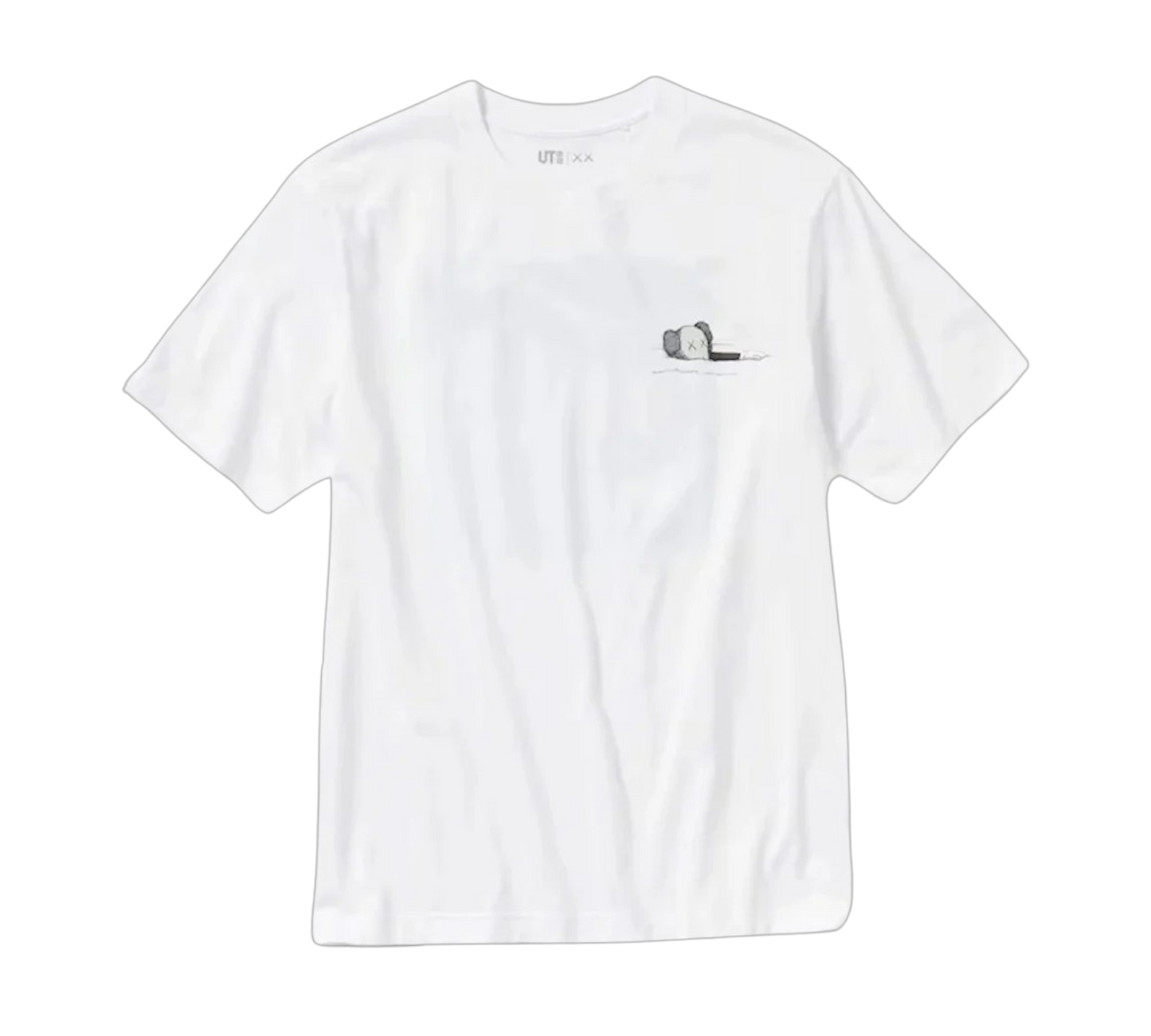 KAWS X UNIQLO BLUE ARTBOOK T-SHIRT