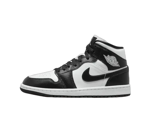 JORDAN 1 MID BLACK PANDA
