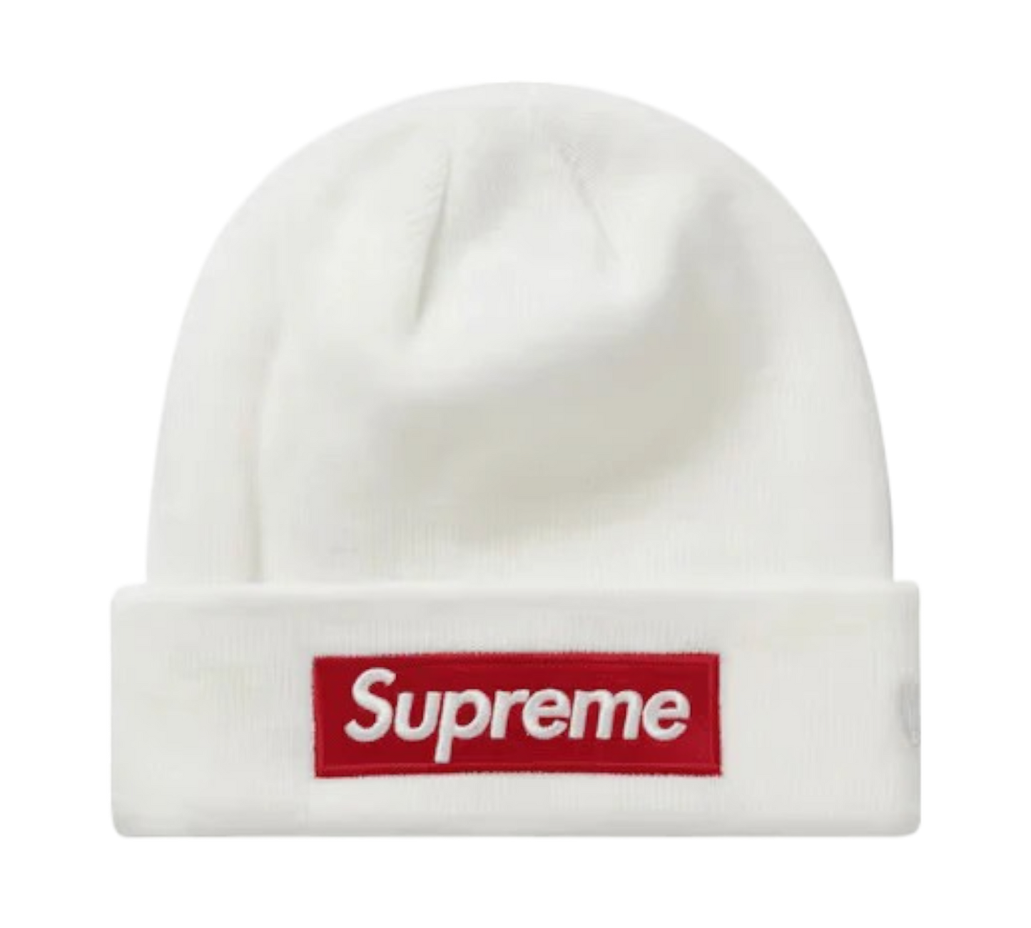 SUPREME NEW ERA BOX LOGO BEANIE WHITE